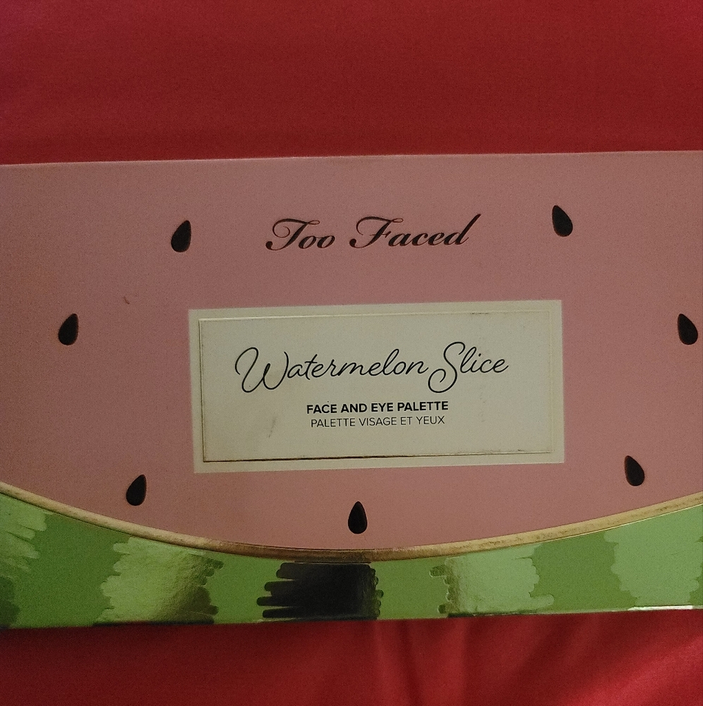 Brand new Too faced watermelon slice magnetic palette